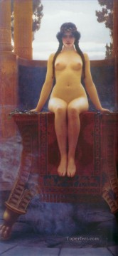  del pintura - El oráculo de Delfos La dama neoclásica John William Godward